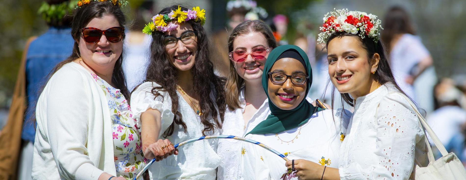 students on May Day 2022